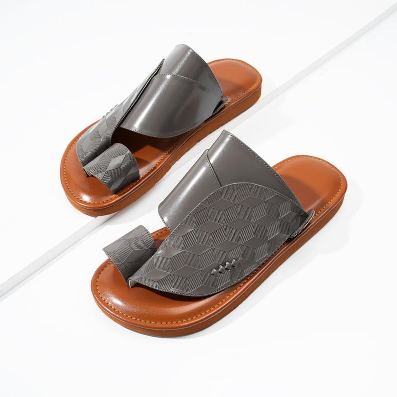 Arabic Sharqi Sandals | Grey | Sandals Traditional footwear