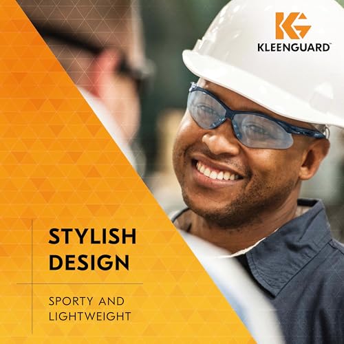 KleenGuard™ V30 Nemesis™ Safety Glasses (19639), Light Blue Lenses with KleenVision™ Anti-Fog coating, Blue Frame, Unisex Eyewear for Men and Women (12 Pairs/Case) - Image 5