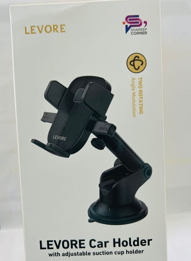 LEVORE Car Holder with adjustable suction cup holder - Image 2