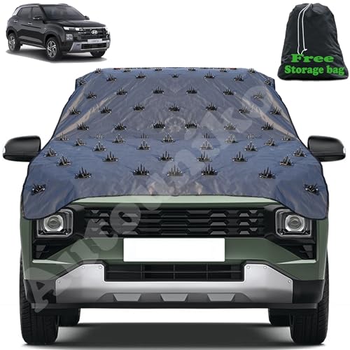 Autouniko Complete Protection Spike Car Cover for Universal Size Car Cover 100% Protection from Street Dogs,Monkeys & Pets, Also Compatible with All Hatchback,Sedan,SUVs 13.4 Fit - Image 1