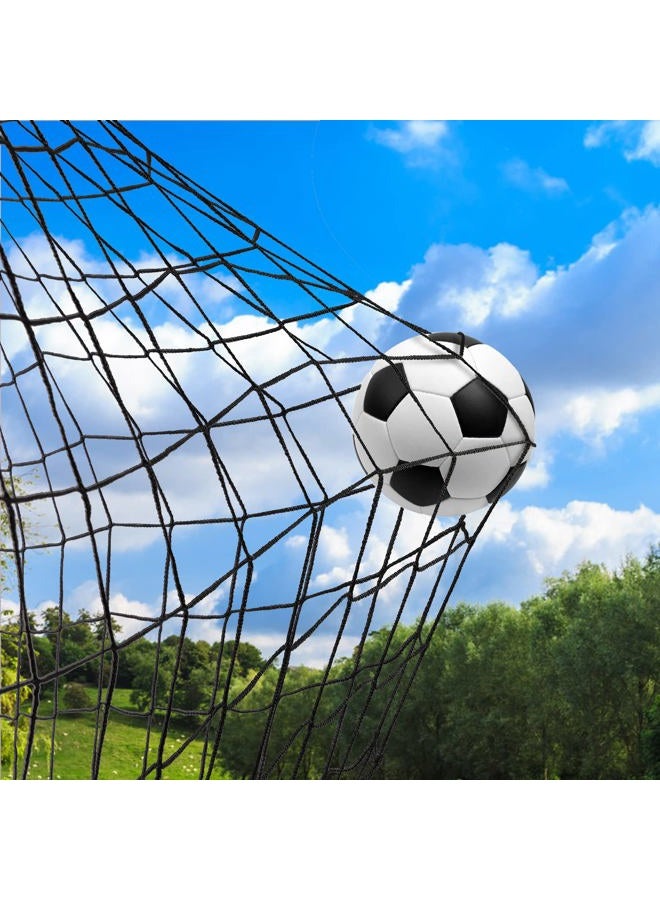 Wiseek Soccer Backstop Net, 10x10ft High Impact Soccer Barrier Net, Nylon Sport Netting Barrier Soccer Netting, Soccer Rebounder Behind Goal(Installation Rope Included) - Image 2