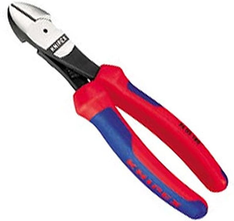 KNIPEX High-Leverage Diagonal Cutter 180mm with Multi-Component Handle