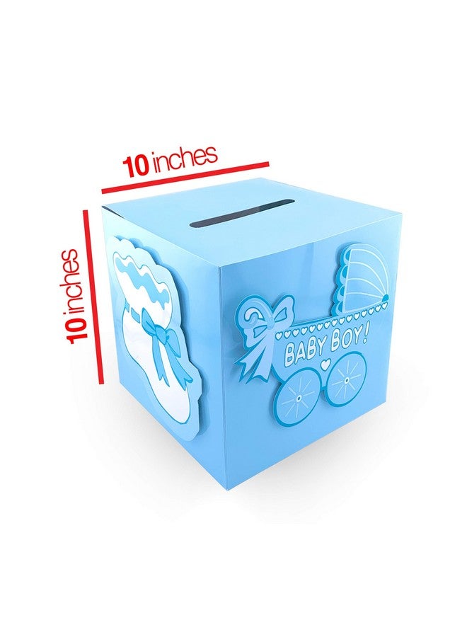 Adorox 3D Version Baby Shower Wishing Well Card Box Decoration (Boy) - Image 5