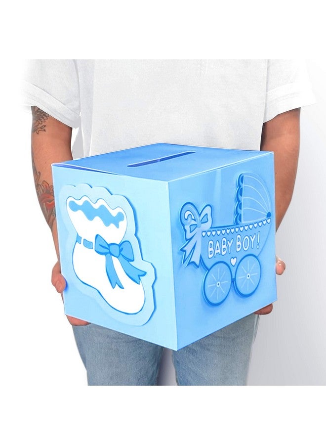 Adorox 3D Version Baby Shower Wishing Well Card Box Decoration (Boy) - Image 4