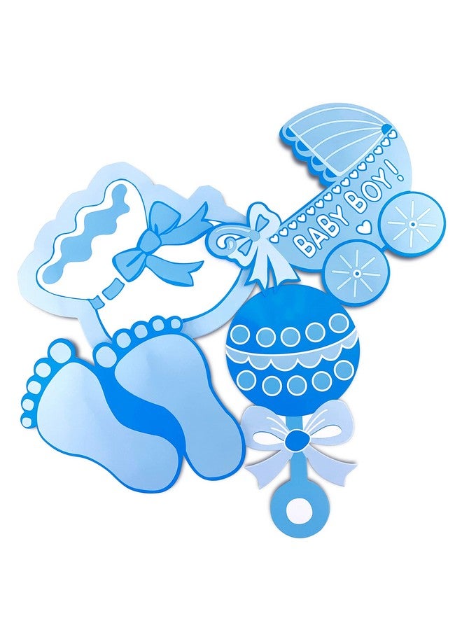 Adorox 3D Version Baby Shower Wishing Well Card Box Decoration (Boy) - Image 3