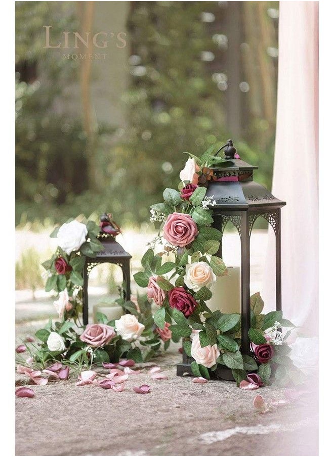 Ling's moment - Silk Rose Petals 400Pcs Dusty Rose Artificial Flowers Petals Flower Girl Scatter Petals For Wedding Table Centerpieces Aisle Confetti Party Favors Decoration - Image 1