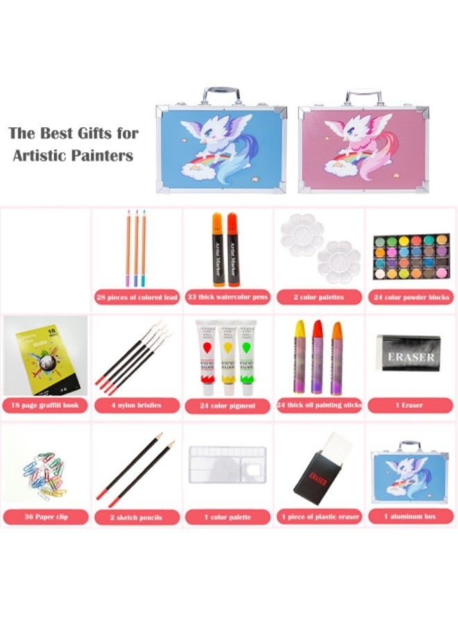 Art Set 200pcs with Portable Box, Professional Artists Drawing Set for Kids  - Image 3