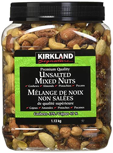 Kirkland Signature Extra Fancy Unsalted Mixed Nuts 25 LB