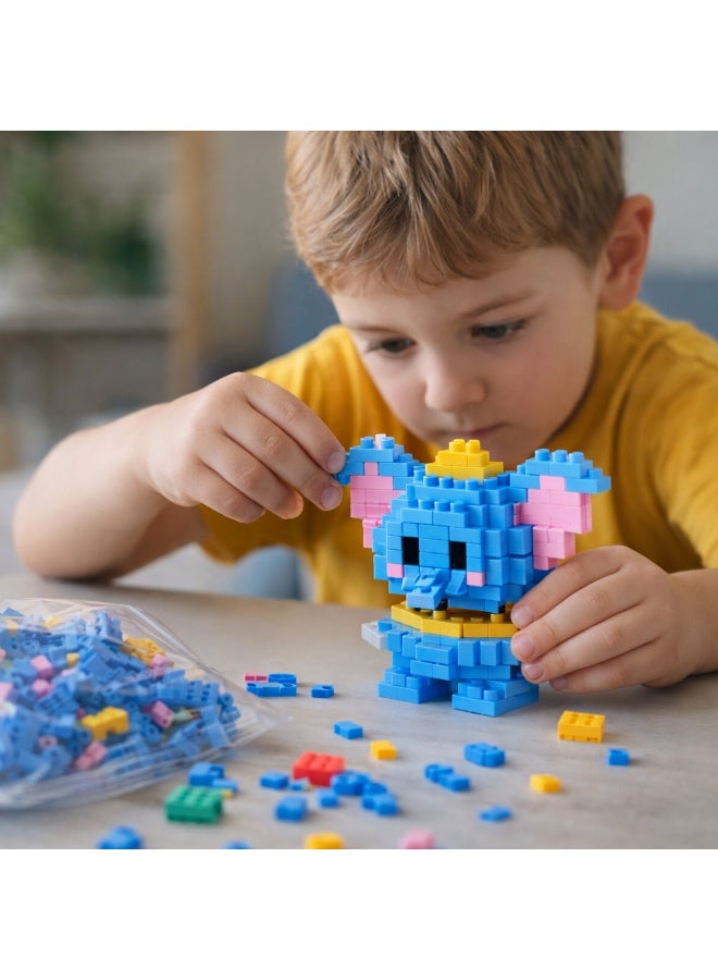 Bricks Kids Building Blocks Toy 156 PCS – Educational STEM Construction Set – Cartoon Character Model – Perfect Gift for Kids – Ages 6+ - Image 3