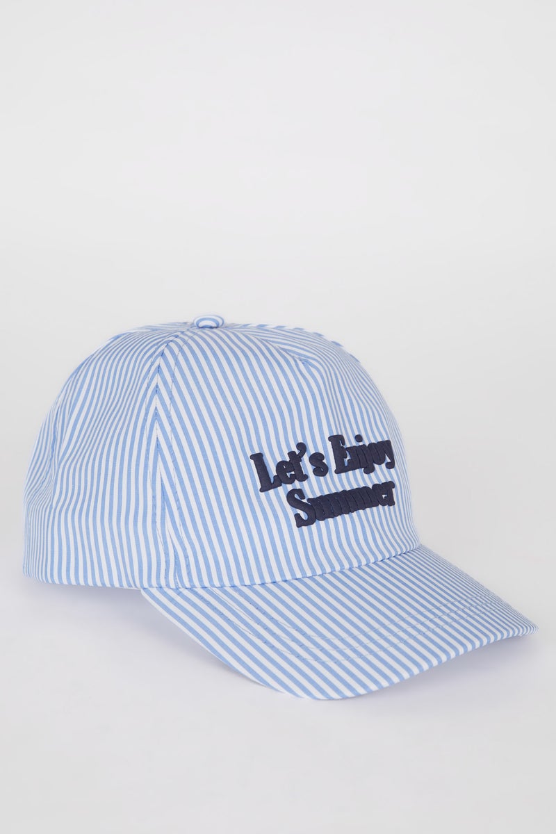 ديفاكتو قبعة كاب اولادي مخطط  - Image 4
