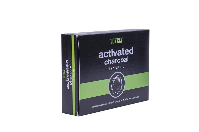 LOVELY Activated Charcoal Facial Kit FreshSoft and Clear Looking Skin 80 Grams - Image 3