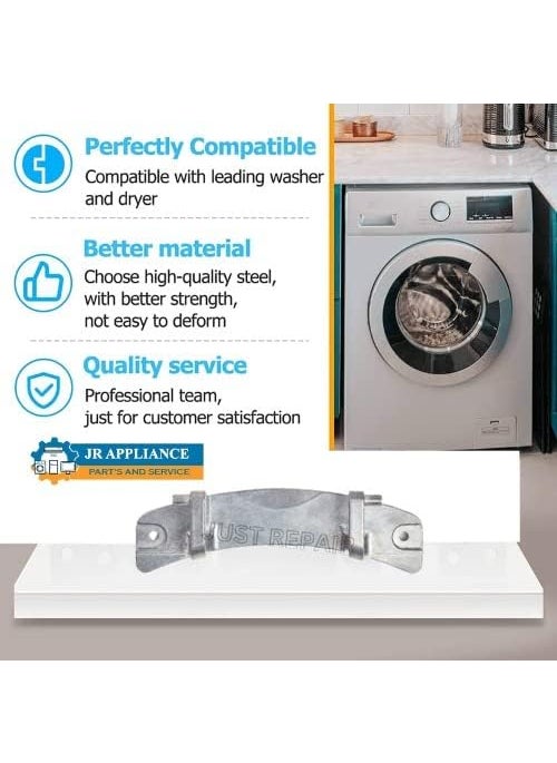 JR APPLIANCE PART’S AND SERVICES Compatiable with BPL Marq Aluminum Alloy Easy Installation Sturdy Durable Washer Door Hinges Front Loading Washing Machine Spares Parts  - Image 3