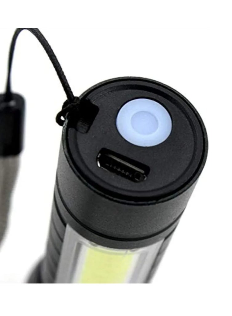 Portable Handheld Camping Lamp for Outdoor Trips Personal Use with USB Rechargeable High-Brightness Light Perfect for Emergencies & Travel - Image 4