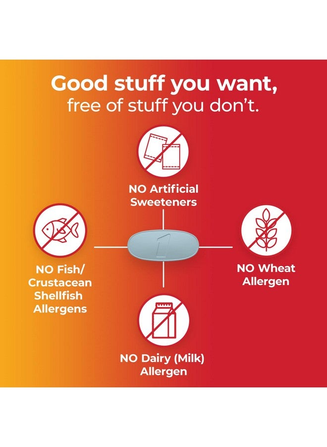 ONE A DAY فيتامينات متعددة للبالغين دعم المناعة الثلاثي* - 100 حبة، مكمل مع فيتامينات C، فيتامين D، والزنك - Image 5