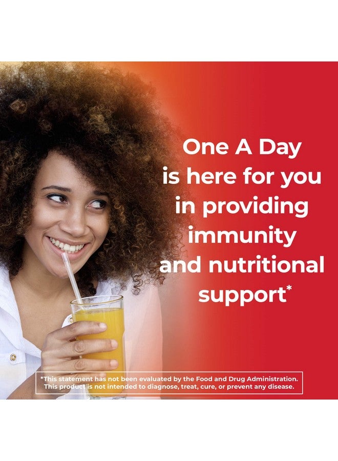 ONE A DAY فيتامينات متعددة للبالغين دعم المناعة الثلاثي* - 100 حبة، مكمل مع فيتامينات C، فيتامين D، والزنك - Image 2