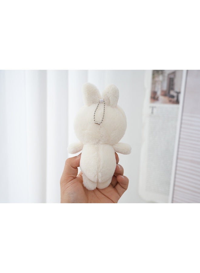 NIBEMINENT 1 Pcs Cartoon Labubu Plush Figurine, Keychain, Bag Pendant  - Image 3