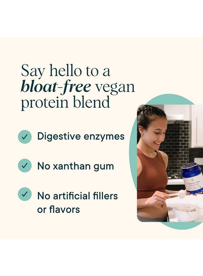Vegan Protein Powder 21G Plant Based Protein Powder For Women And Men ; Low Net Carbs Keto Friendly Gluten Free Dairy Free Soy Free Vanilla Flavor 20 Servings