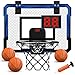 QDRAGON Indoor Basketball Hoop for Kids Over The Door Basketball Hoops Mini Hoop with Scoreboard 3 Balls Basketball Toys Gifts for 5 6 7 8 9 10 11 12 Year Old Boys Girls Teens - Image 3