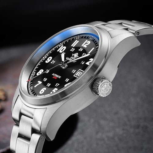 ADDIESDIVE Men's Watches 39 MM Automatic Waterproof 200 M Mechanical NH35A BGW9 Analog Stainless Steel Field Watch - Image 3