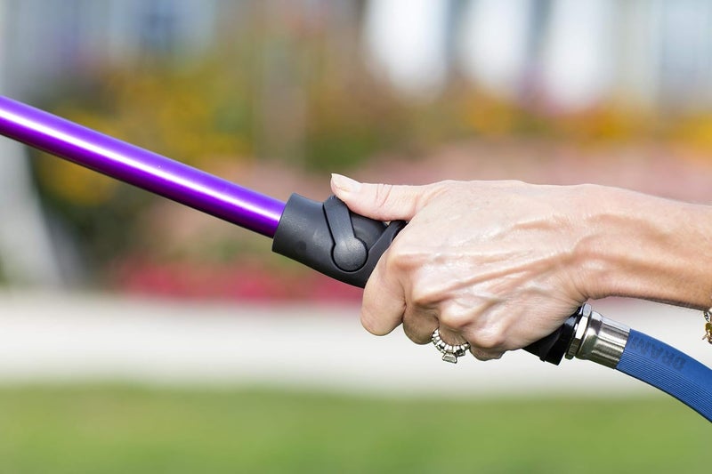 Dramm Rain Select Rain Wand  9Pattern Adjustable Spray Head with One Touch Thumb Valve  30 Inches Long Berry - Image 3