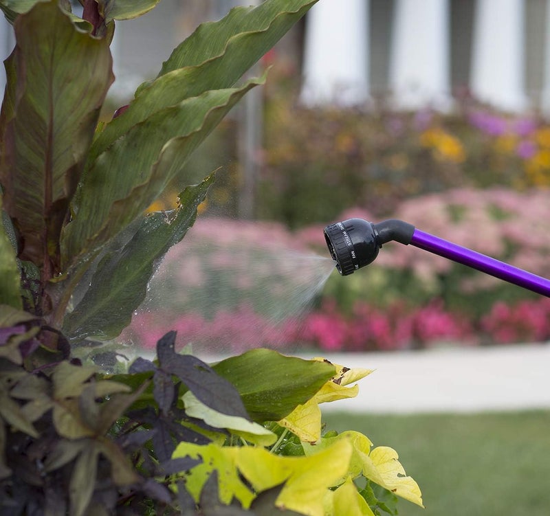 Dramm Rain Select Rain Wand  9Pattern Adjustable Spray Head with One Touch Thumb Valve  30 Inches Long Berry - Image 2