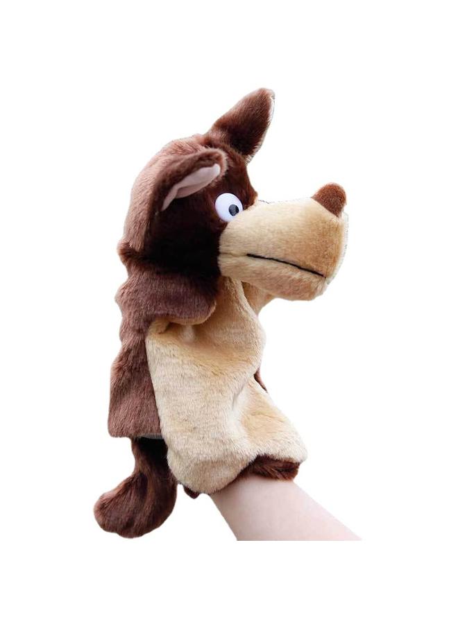 Bluejw Large Animal Hand Doll Toy Big Wolf White Rabbit Suit Parent-Child Comfort Plush Doll Shake Tone Hot Gift - Image 5