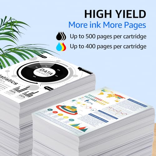 SuperInk 21XL 22XL Ink Cartridge Combo Pack Remanufactured for HP 21 22 21 XL 22 XL Compatible with DeskJet F4180 F2110 D1560 Officejet 4315 J3680 4315Y FAX 1250 3180 Printer (Black Tri-Color,2 Pack) - Image 3