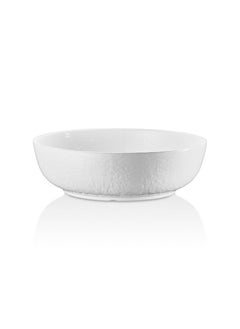 KULSAN Melamine Teda Serving Bowl 25 cm White 