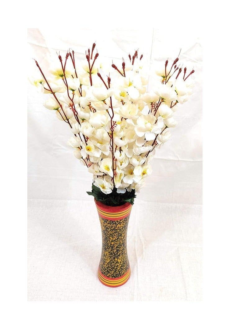 Home Decor Artificial Flowers Bouquet, Set Of 2, Event, Wedding, Anniversary, Light Pink, White And Pink. Number Of Pieces: 2 - Image 3