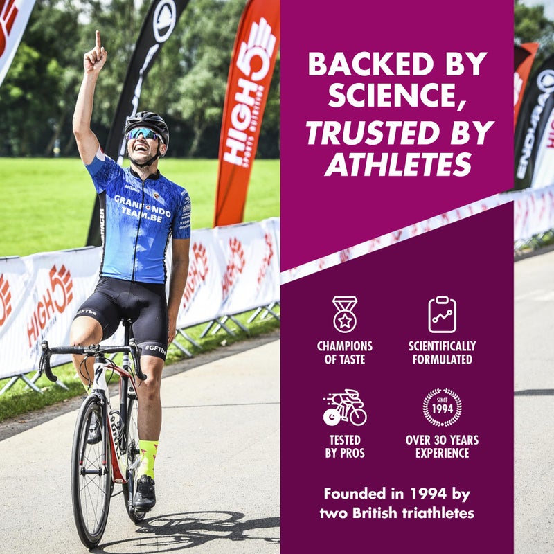 High5 Energy Gels - Quick Release Sports Gels to Power Muscles for Top Performance - Natural Fruit Juice & No Caffeine - On The Go Energy Boost for Running, Cycling, Endurance (Blackcurrant, 20 x 40g) - Image 4
