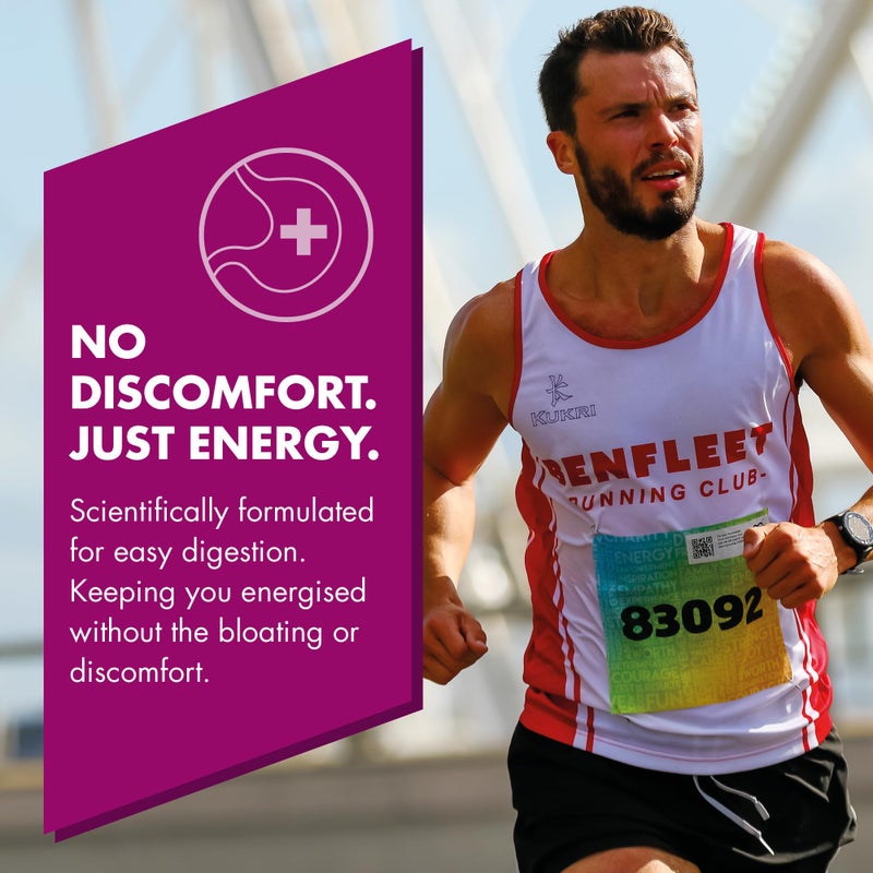 High5 Energy Gels - Quick Release Sports Gels to Power Muscles for Top Performance - Natural Fruit Juice & No Caffeine - On The Go Energy Boost for Running, Cycling, Endurance (Blackcurrant, 20 x 40g) - Image 5
