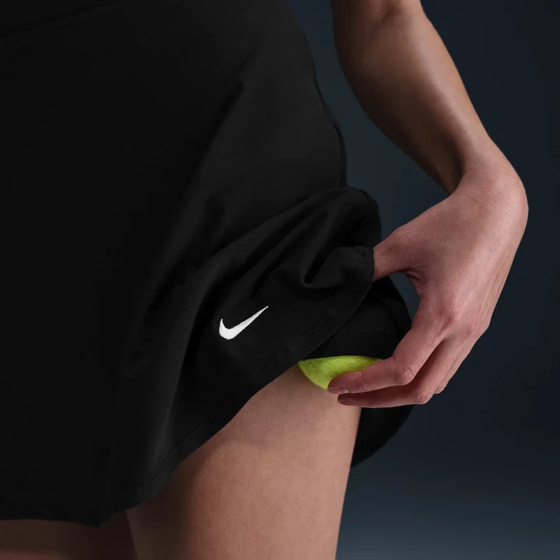 Nike Black Women's Victory Dri-FIT Flouncy Tennis Skirt for Women | Best Price UAE