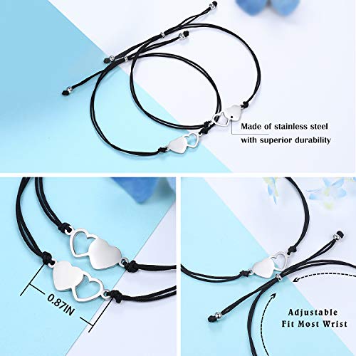 UNGENT THEM 2 Sisters Gifts from Sister Bracelets Best Friend Friendship Birthday Christmas Valentines - Image 3