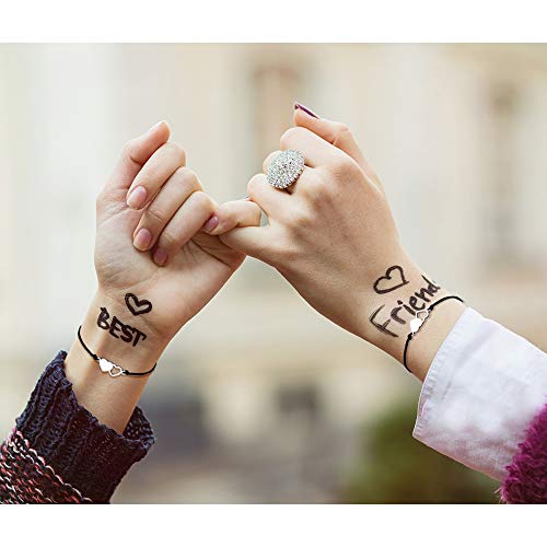 UNGENT THEM 2 Sisters Gifts from Sister Bracelets Best Friend Friendship Birthday Christmas Valentines - Image 5