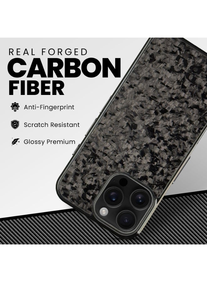 BasGet Real Carbon Fiber Phone Case For iPhone 15 Pro Max, MagSafe Compatible - Image 2