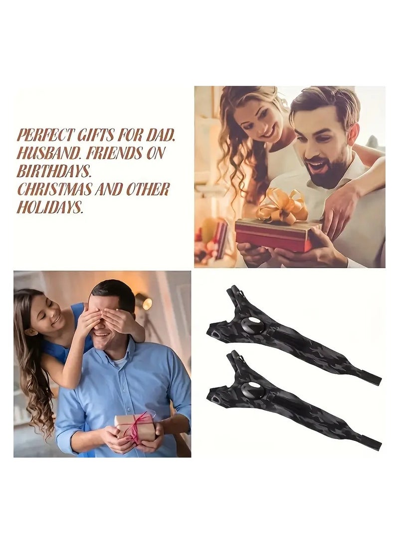 قفازات رجالية بإضاءة LED – زوج واحد، قماش بوليستر محبوك، إغلاق فيلكرو، مزودة ببطاريات CR2016 – أداة عملية للإضاءة أثناء العمل أو الاستخدام الليلي - Image 5