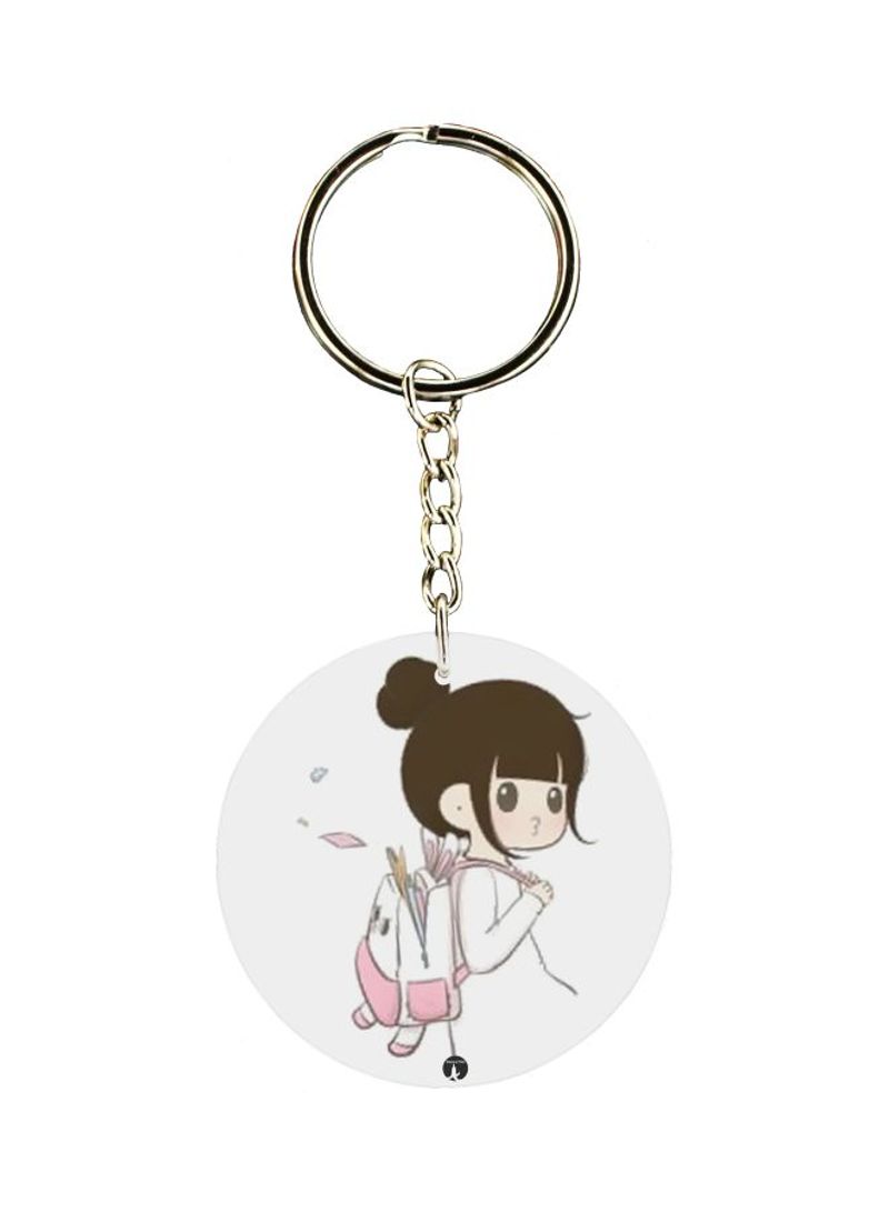 Anime Character Printed Keychain