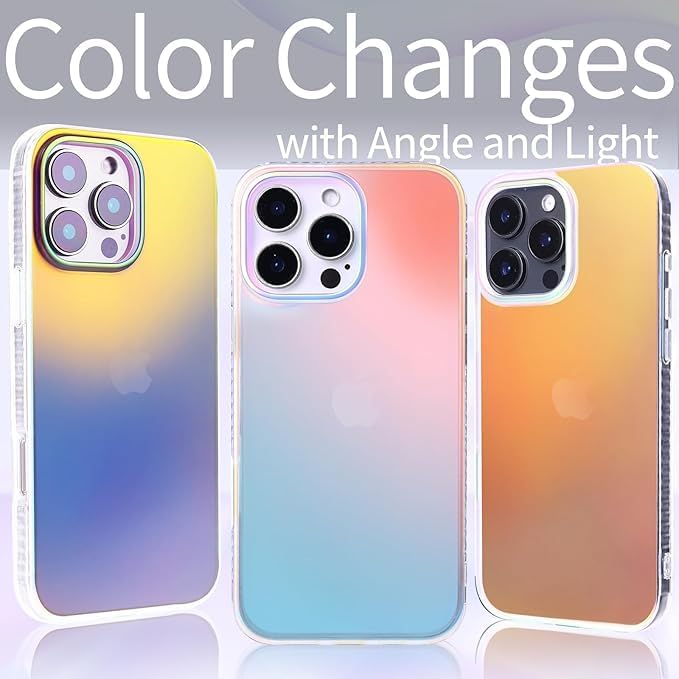 DIZORO Compatible with iPhone 16 Pro Max Case Matte Designed Premium Designer Lightweight Mobile Accessories for Women Men Girls Scratch Resistant Shockproof Hard PC 6.9 inch Fluorescent - Image 2