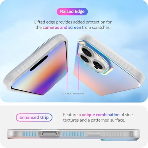 DIZORO Compatible with iPhone 16 Pro Max Case Matte Designed Premium Designer Lightweight Mobile Accessories for Women Men Girls Scratch Resistant Shockproof Hard PC 6.9 inch Fluorescent - Image 3