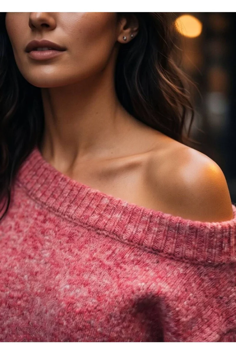رايفان RYVAN Textured Knit Pullover Sweater