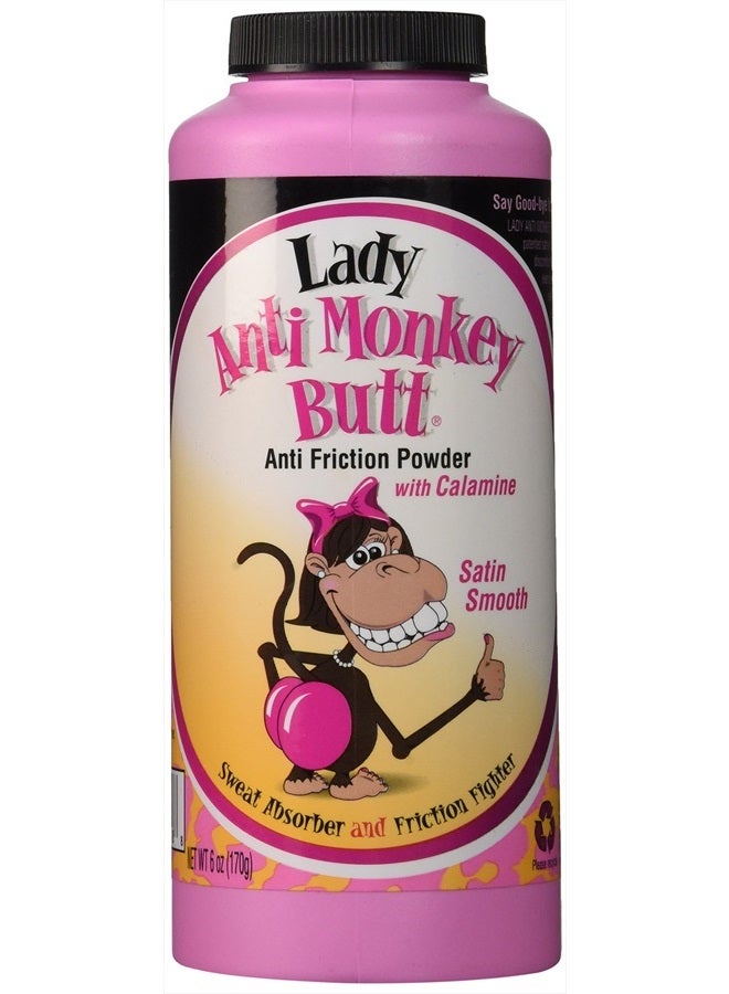 Anti Monkey Butt Lady Anti-Monkey Butt Powder with Cornstartch - Net Wt. 6 oz.[Health and Beauty] [Misc.] - Image 1