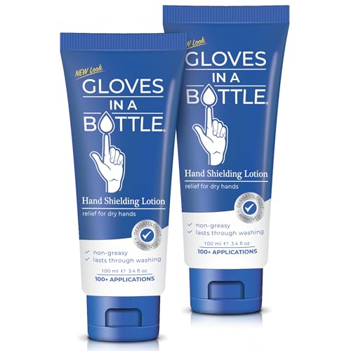 Gloves in a Bottle Shielding Lotion, Relief for Eczema and Psoriasis, 3.4 ounces (Pack of 2) - Image 1