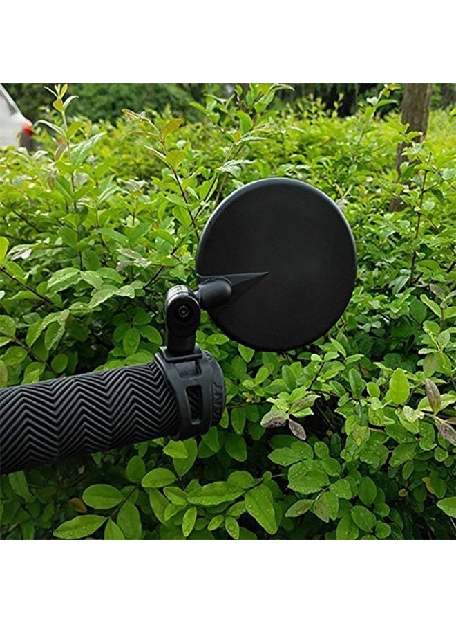 ChicAbode 1 PCS Bike Mirrors, Bicycle Cycling Rear View Mirrors 360 Degree Rotate Rotatable Handlebar Mounted Plastic Convex Mirror for Mountain Road Bike - Image 3