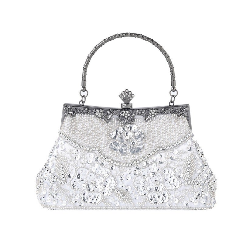 New Bag Bead Embroidery Dinner Bag Cheongsam Gift Bag Banquet Shoulder Handbag Women 12-1 - Image 3