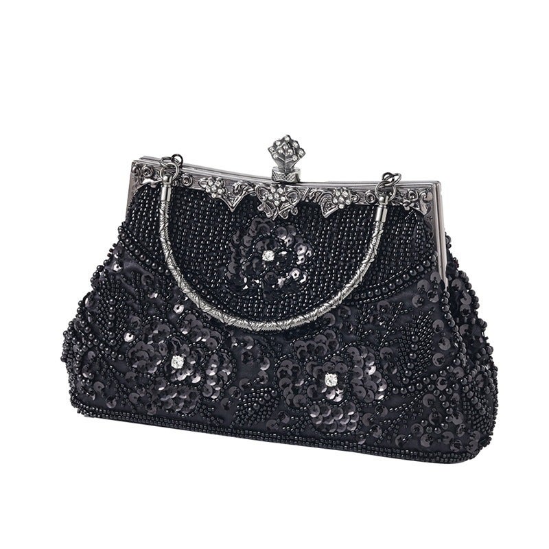 New Bag Bead Embroidery Dinner Bag Cheongsam Gift Bag Banquet Shoulder Handbag Women 12-1 - Image 5