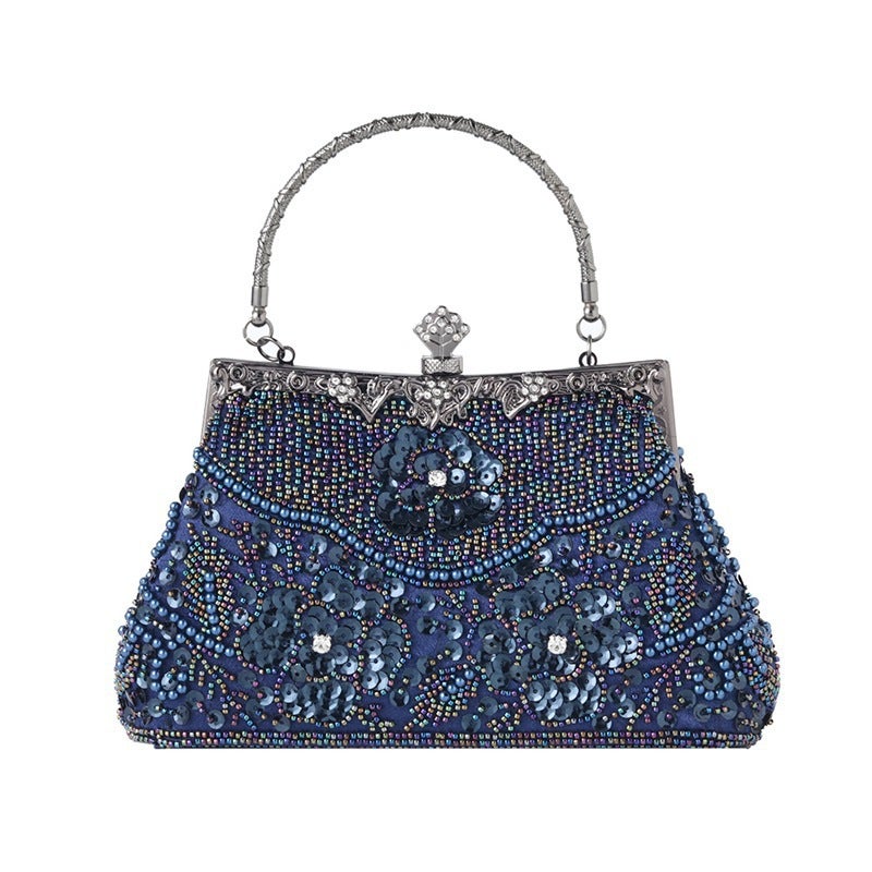 New Bag Bead Embroidery Dinner Bag Cheongsam Gift Bag Banquet Shoulder Handbag Women 12-1 - Image 4