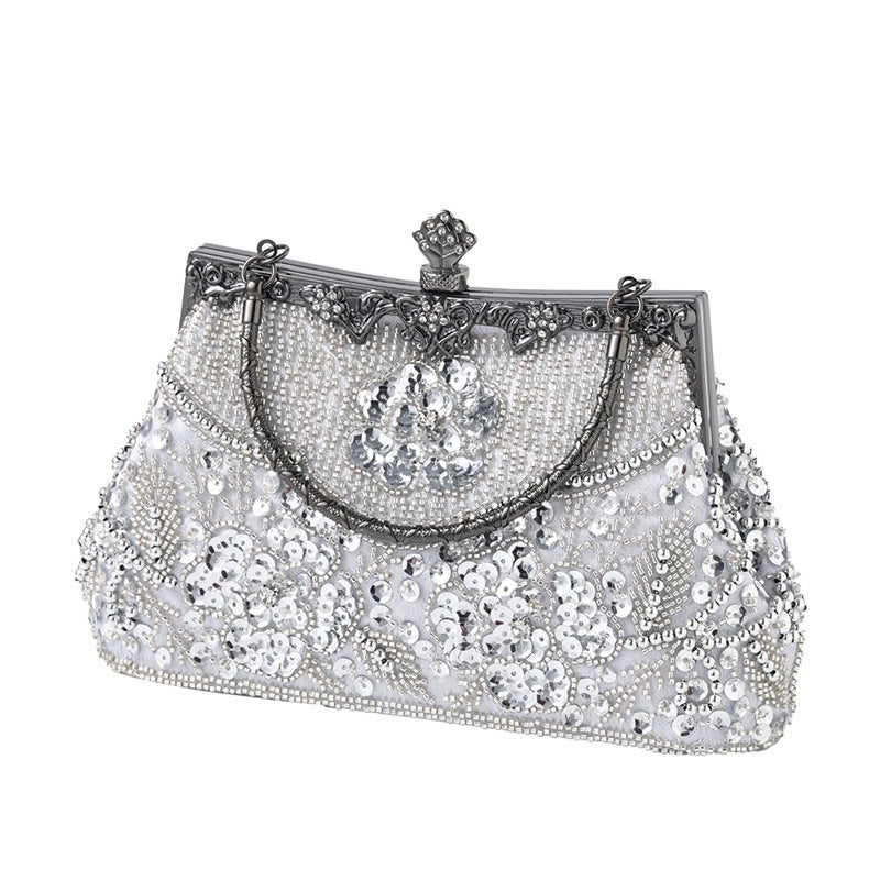 New Bag Bead Embroidery Dinner Bag Cheongsam Gift Bag Banquet Shoulder Handbag Women 12-1 - Image 1