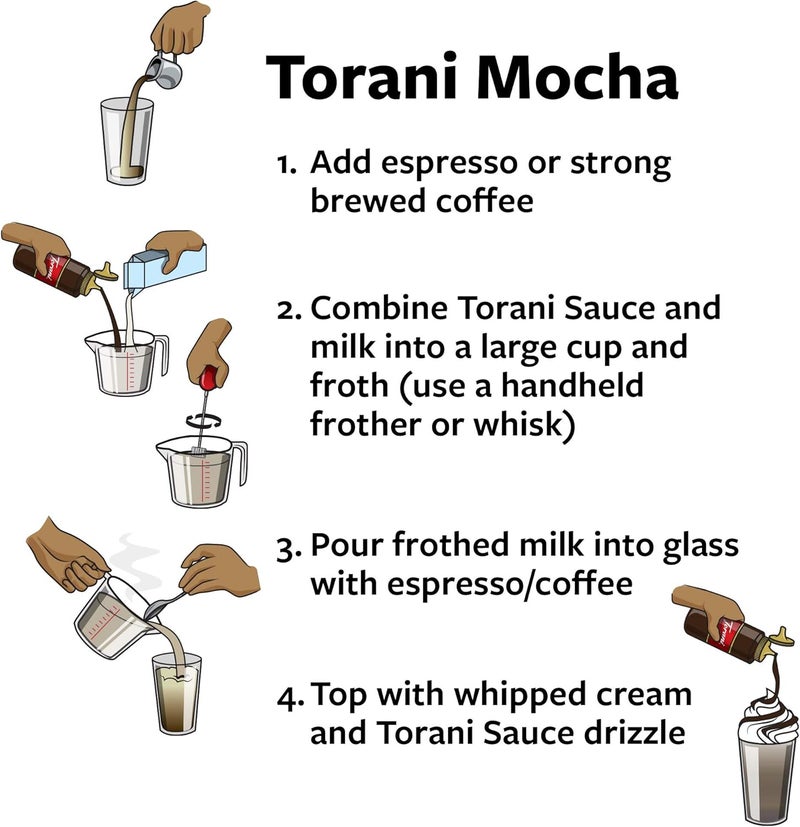 Torani Puremade Dark Chocolate Sauce, 64 Ounces - Rich and Sophisticated Flavor - Image 5