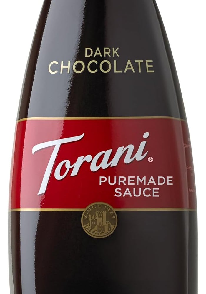 Torani Puremade Dark Chocolate Sauce, 64 Ounces - Rich and Sophisticated Flavor - Image 1
