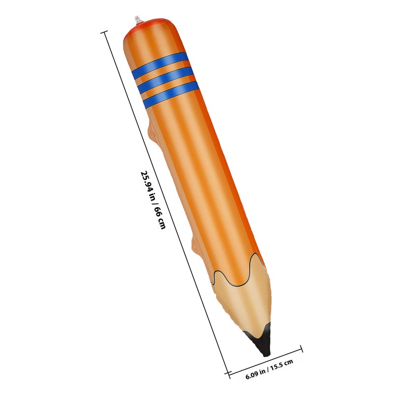4 Pcs Inflatable Pencils Giant Pencil Balloon Jumbo Pencil Pencil Decorations For Classroom Back To School Decorations - Image 2